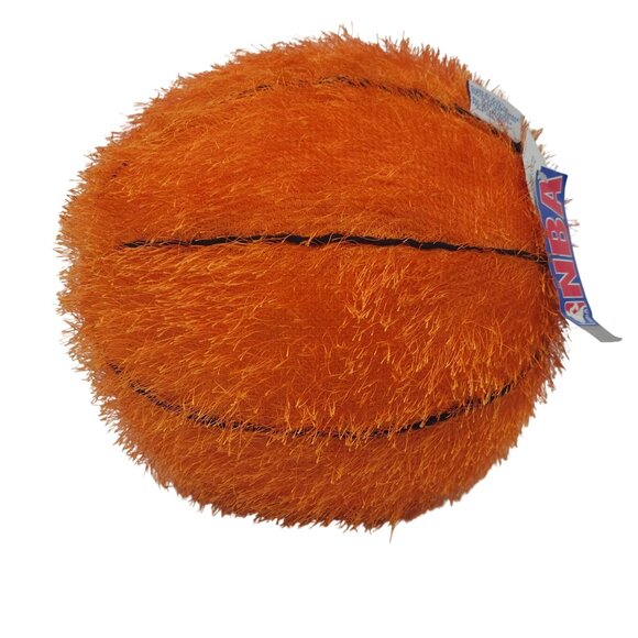 Los Angeles Lakers Plush Basketball Orange Bouncy Vintage Collectible Toy - Picture 4 of 5